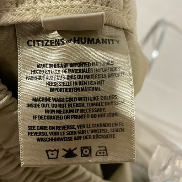 Women’s Citizen of Humanity straight leg pants. Beige. Size 27 - Picture 3 of 6